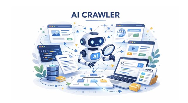 AI Crawler 示意圖